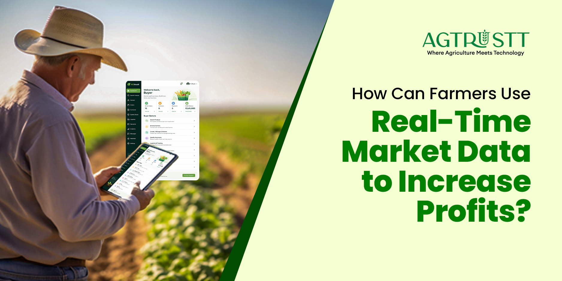 How Can Farmers Use Real-Time Market Data to Increase Profits?